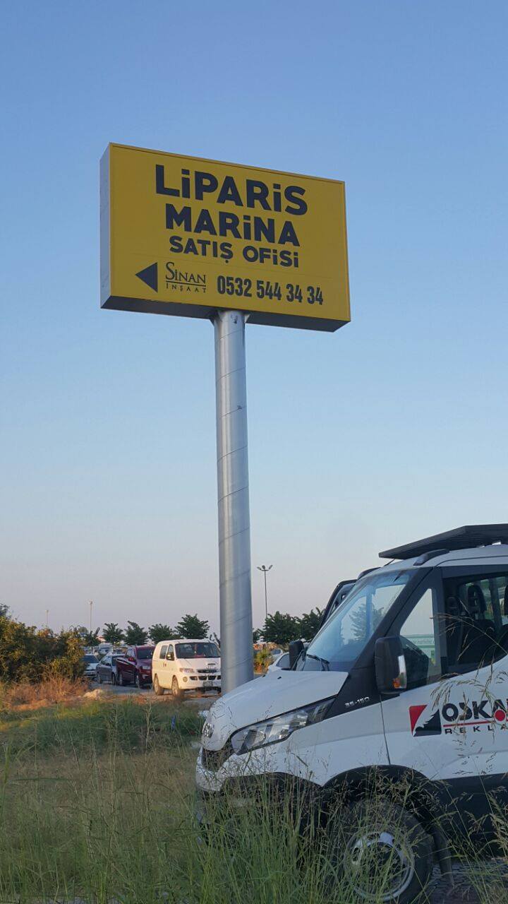 LİPARİS - MERSİN TOTEM TABELA