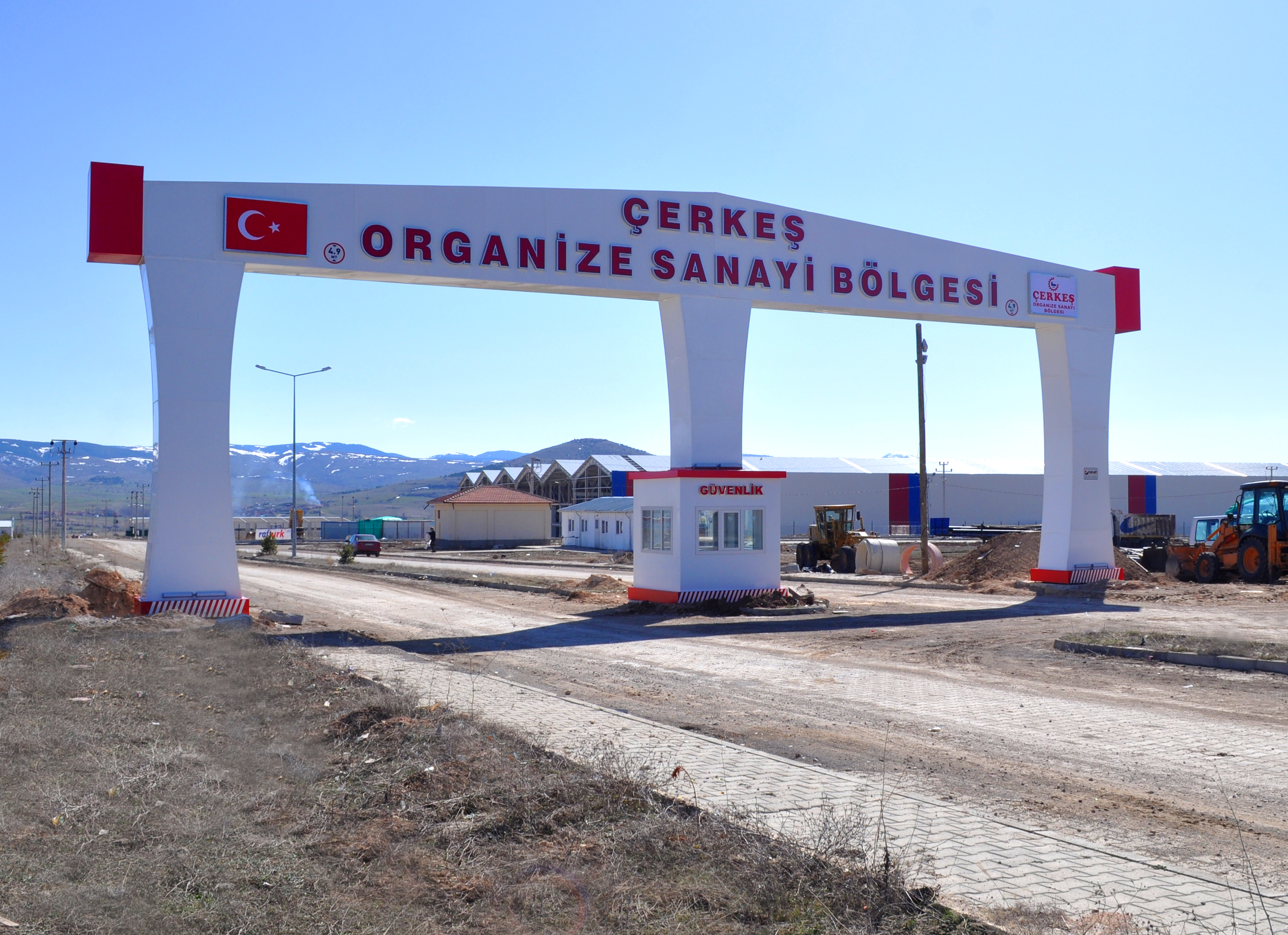 ÇERKEŞ ORGANİZE SANAYİ GİRİŞ TABELA