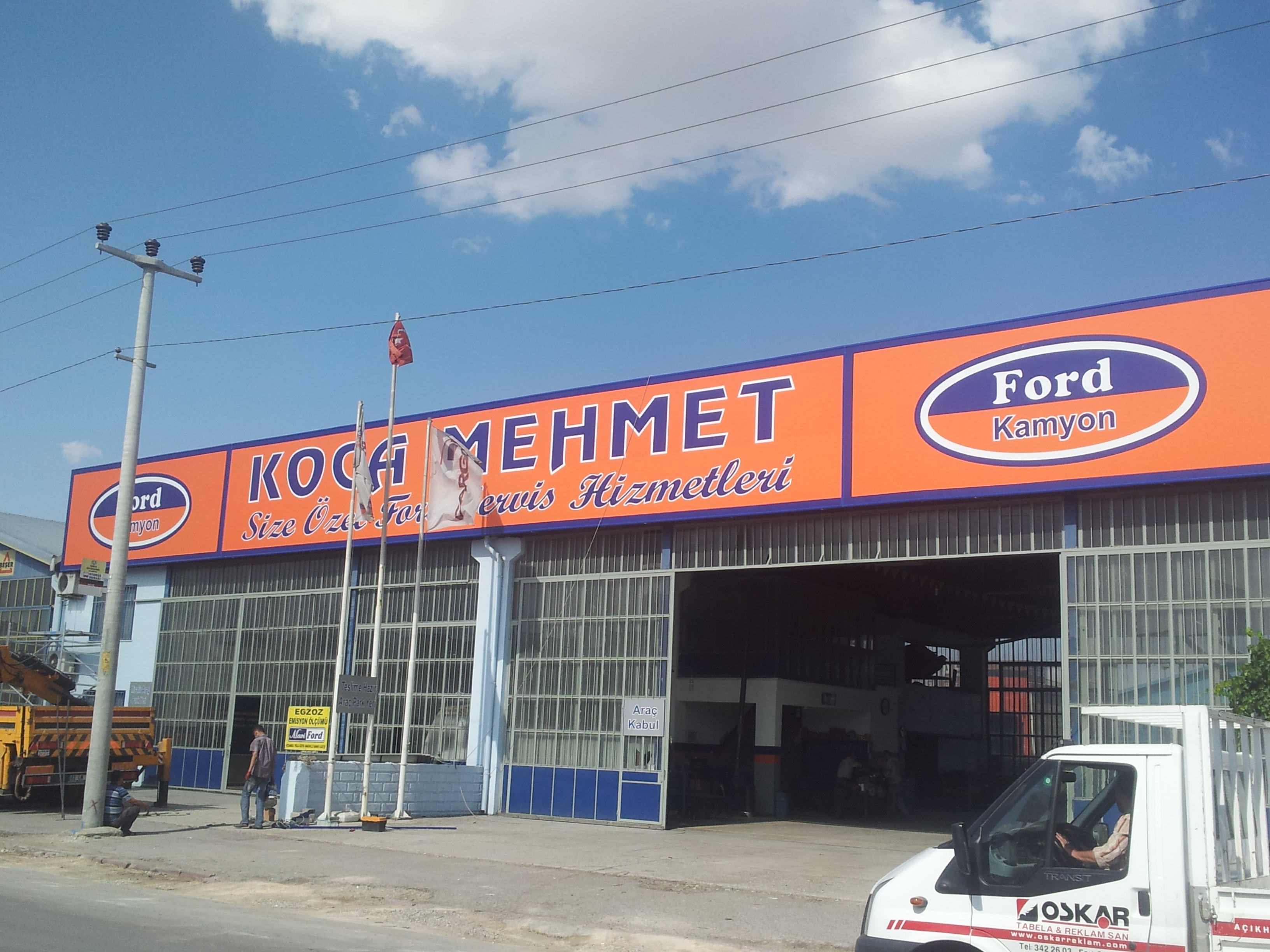 KOCAMEHMET SERVİS - CEPHE TABELA UYGULAMASI