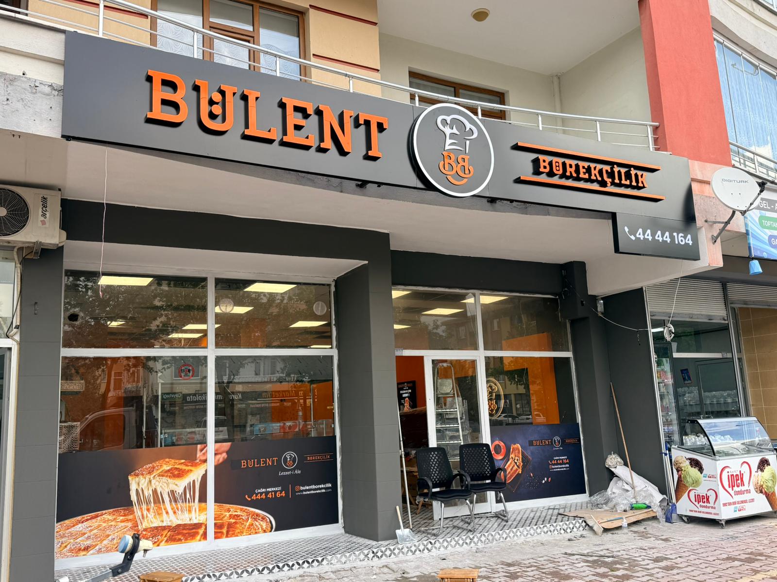 BÜLENT BÖREKÇİLİK CEPHE TABELA