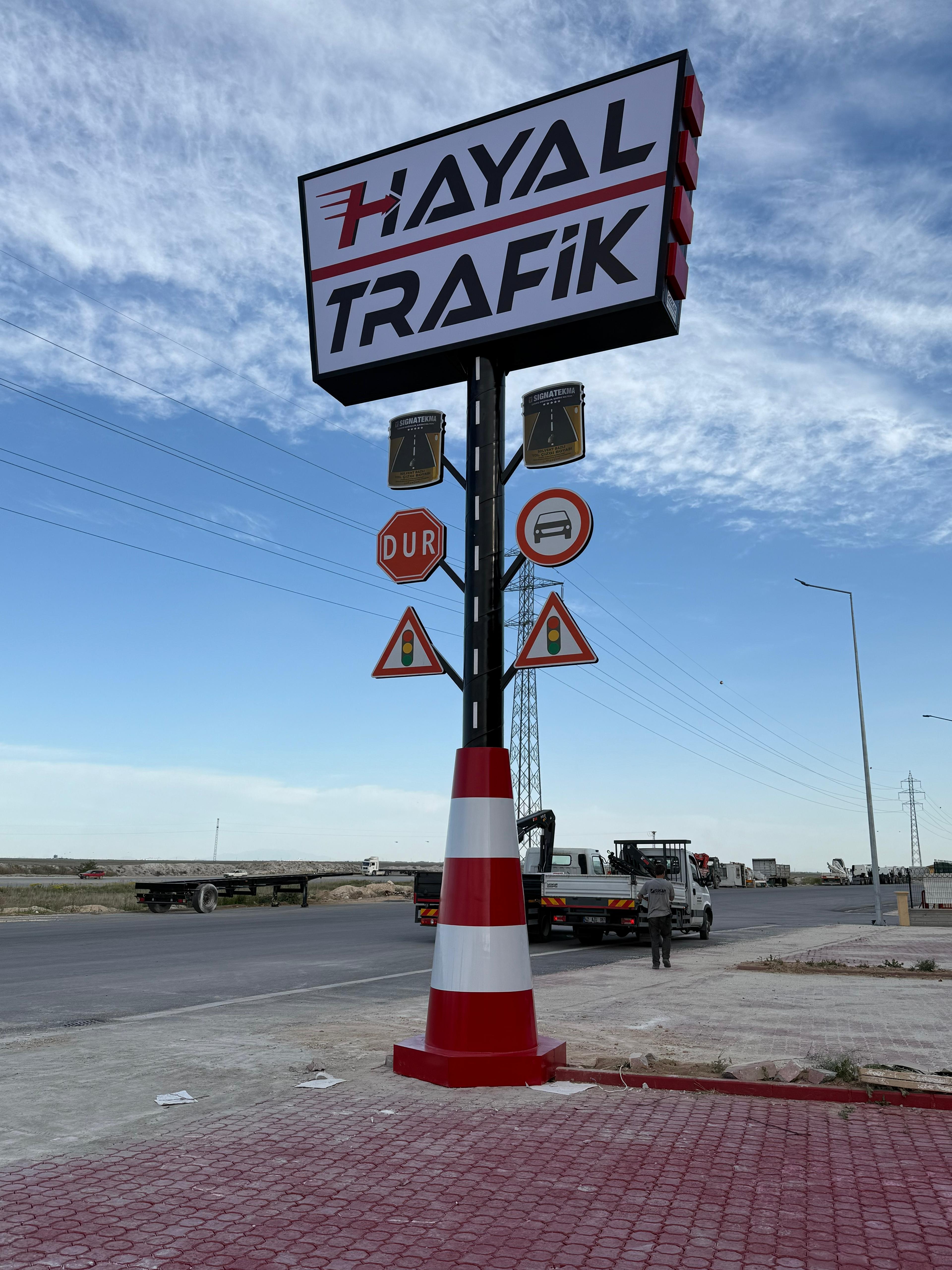 HAYAL TRAFİK - KONYA DEKORATİF TOTEM TABELA