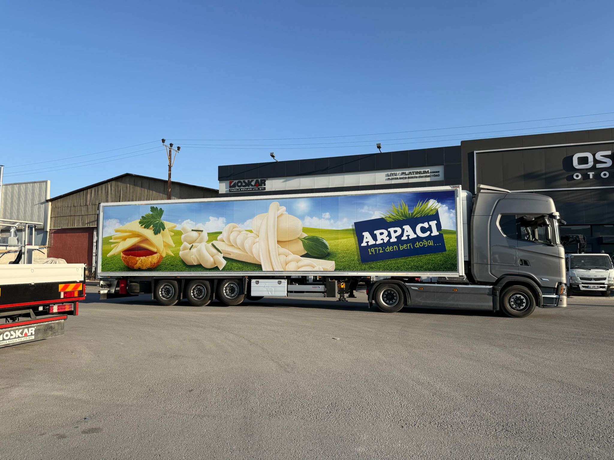 ARPACI SÜT TIR KASA GİYDİRME