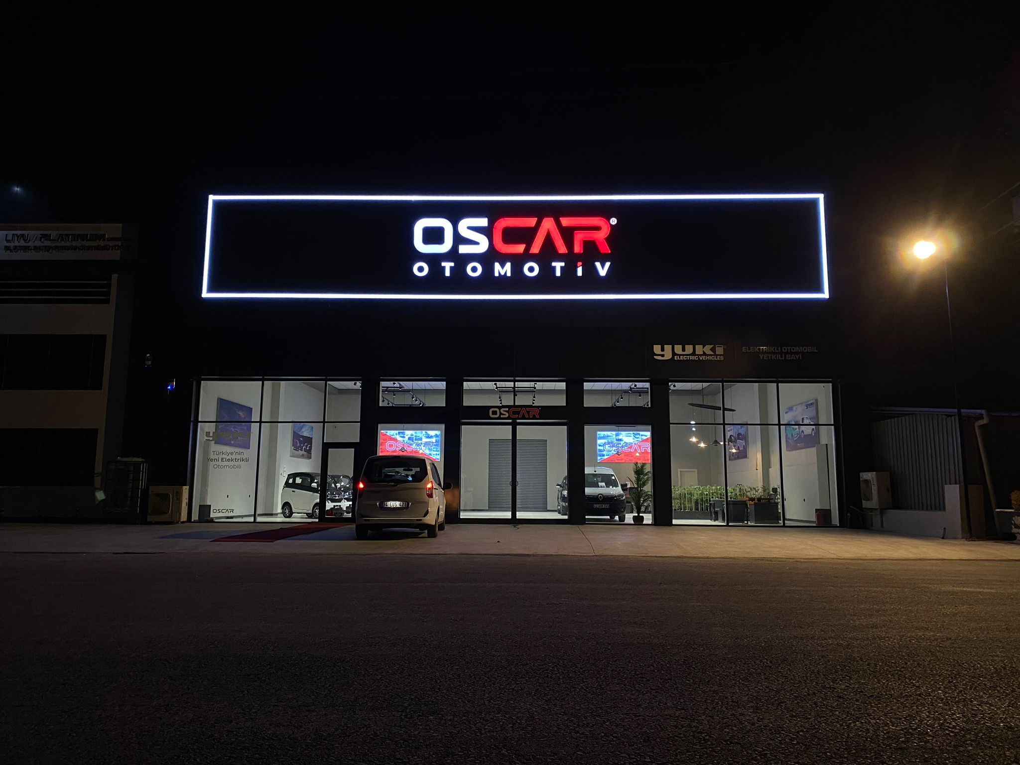 OSCAR OTOMOTİV - ALÜMİNYU KUTU HARF VE CEPHE GYİDİRME