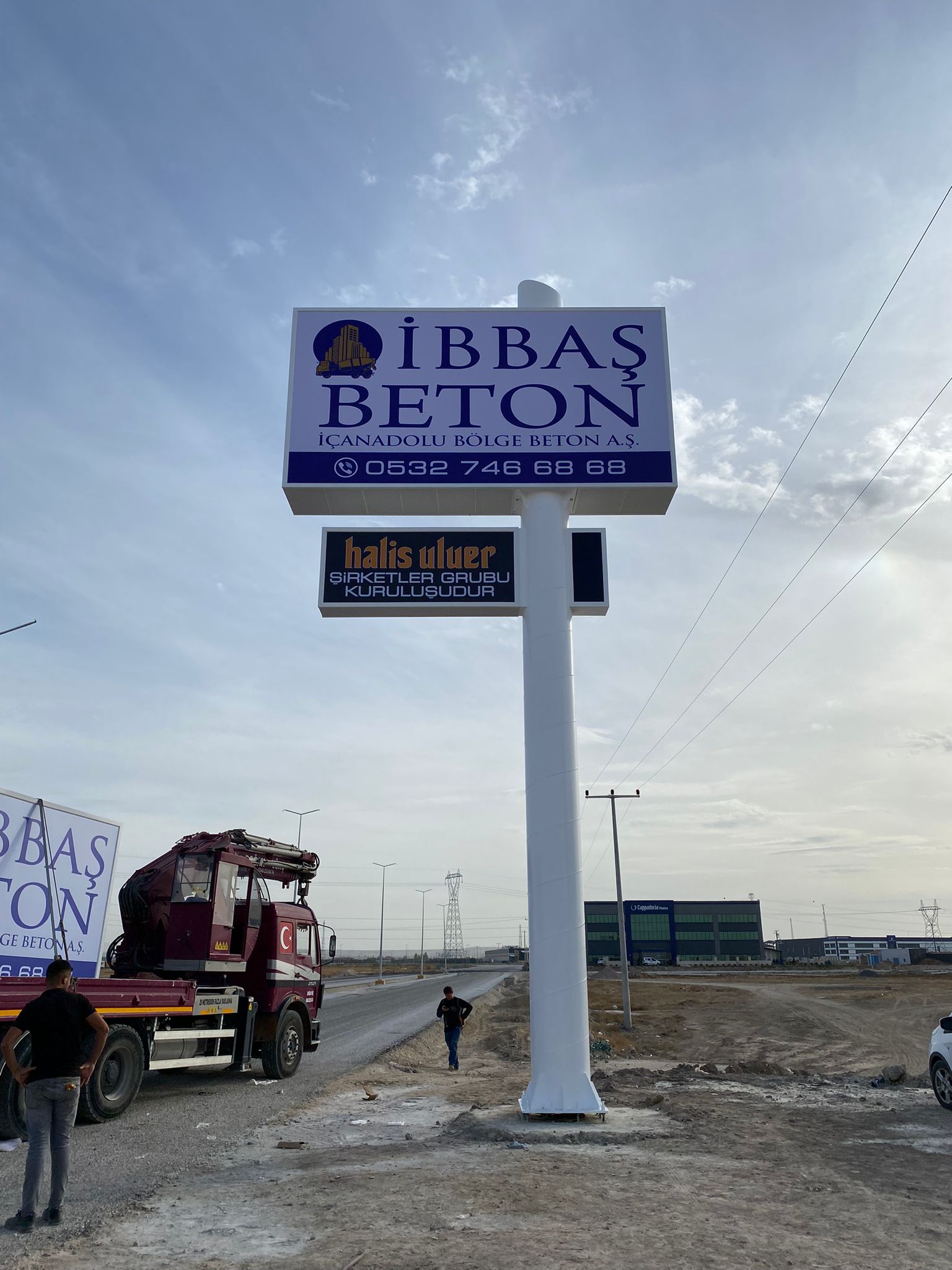 İBBAŞ BETON - AKSARAY TOTEM TABELA