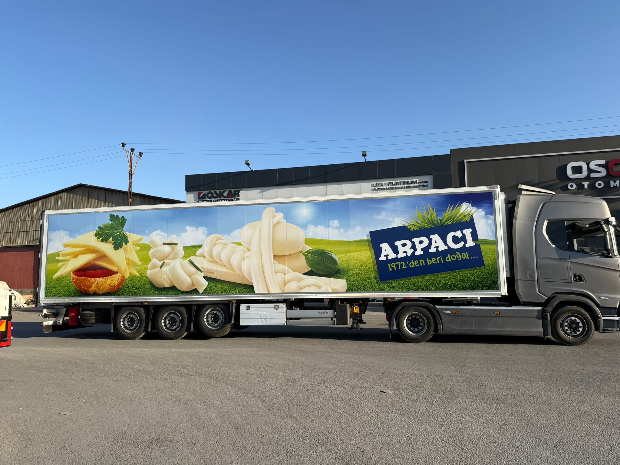 ARPACI SÜT TIR KASA GİYDİRME