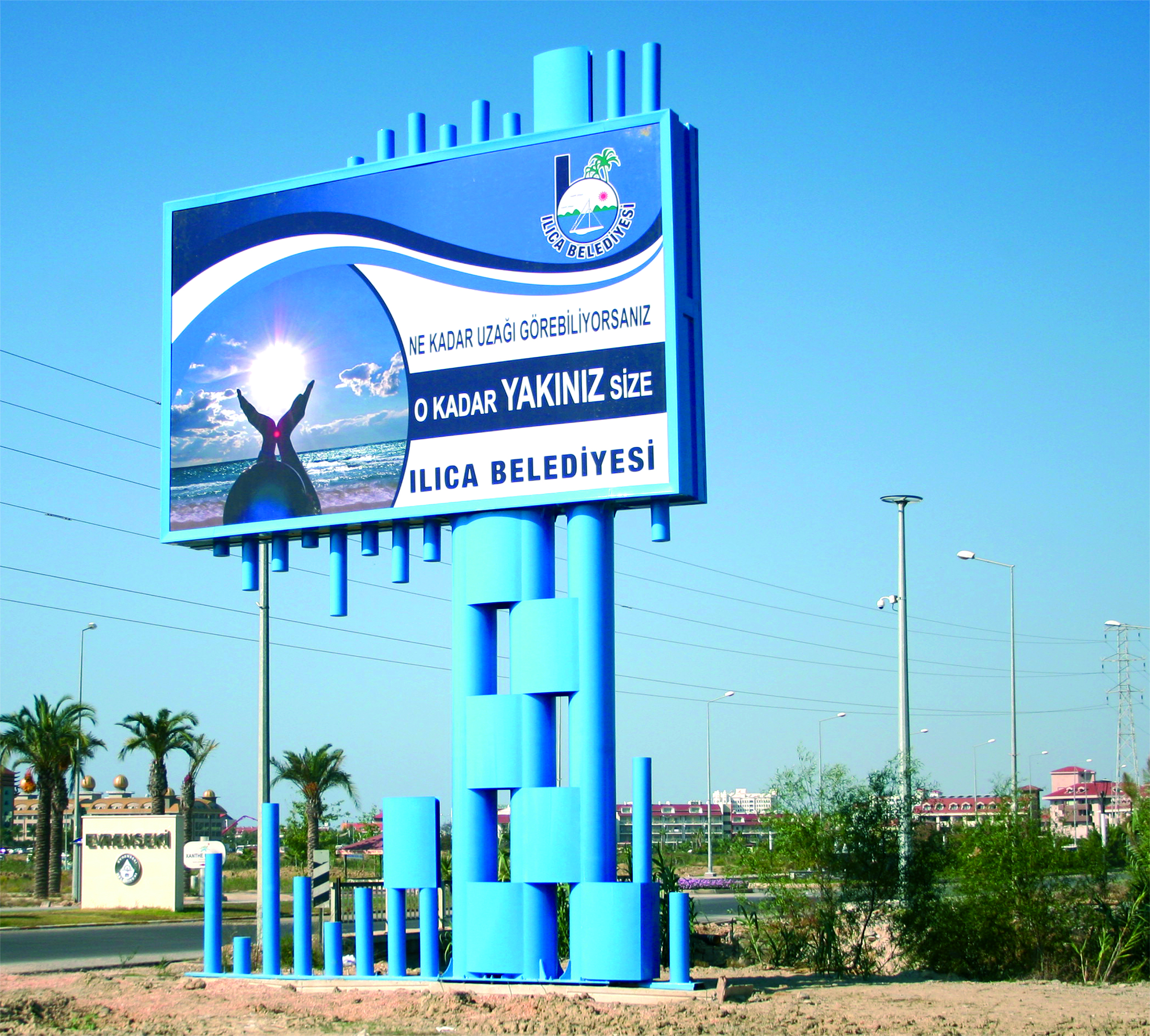 ILICA BELEDİYESİ - ANTALYA TOTEM TABELA