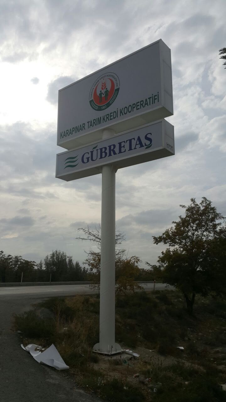 GÜBRETAŞ - KONYA EREĞLİ TOTEM TABELA
